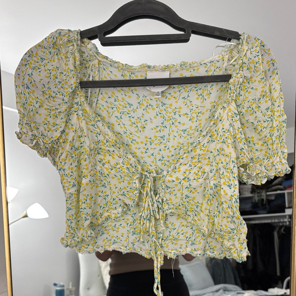 Floral Crop Top